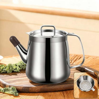 Pot de Filtre à Huile en Acier Inoxydable – Durable, Résistant et Facile à Nettoyer
