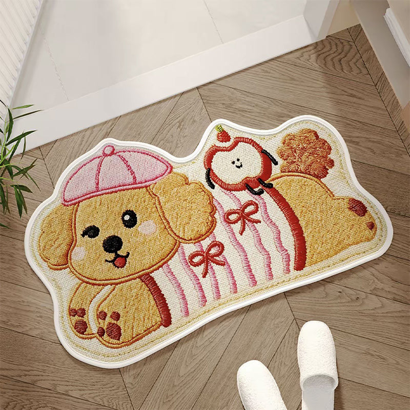Limited-Time 50% Off: Absorbent Woven Bath Mat with Non-Slip Bottom — Keeps Floors Dry & Safe 🐶🐱