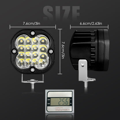 ⚡ Promo limitée : 16 lampes de travail LED pour véhicules — illumination puissante et fiable ⏳