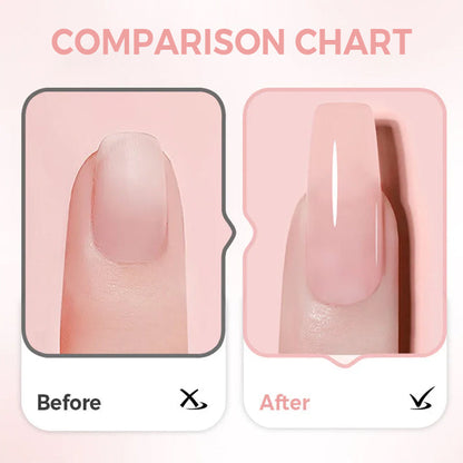 Gel Auto-Nivelant 3-en-1 pour Ongles – Base et Construction en 1 Étape, Durcissement LED/UV en 60s, Formule Sans HEMA – Sûre et Ultra Efficace, -50% de réduction