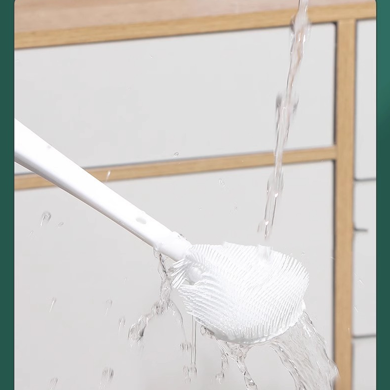 Brosse de nettoyage en silicone à manche long détachable – pratique, hygiénique et offre limitée