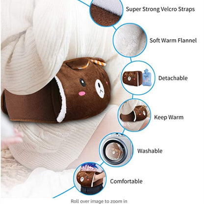 Promo Noël : -50% sur la ceinture en peluche avec bouillotte — chaleur douillette et cadeau parfait 🎁🔥