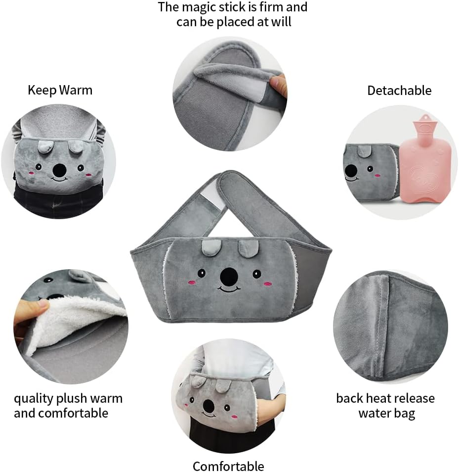 Promo Noël : -50% sur la ceinture en peluche avec bouillotte — chaleur douillette et cadeau parfait 🎁🔥