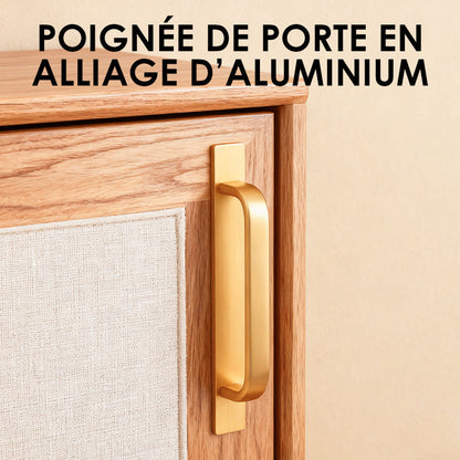 Poignée de porte en alliage d’aluminium - design moderne, robuste et légère