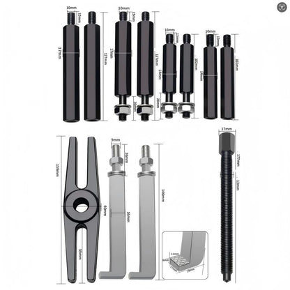 Promo 40% : Kit d'Extracteur de Roulement 5 Tonnes avec Coffret de Rangement pour Démontage de Roulements et Joints – Livraison Gratuite