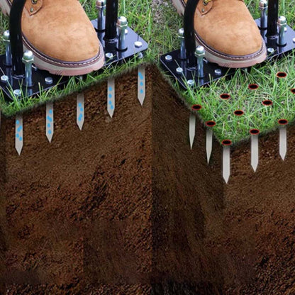 Aérateur de pelouse automatique – nettoyage efficace de la saleté et des feuilles