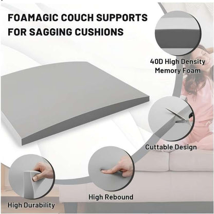 Coussin de soutien pour canapé — redonnez du maintien aux sièges affaissés. Offre spéciale : achetez 2, obtenez 1 gratuitement.