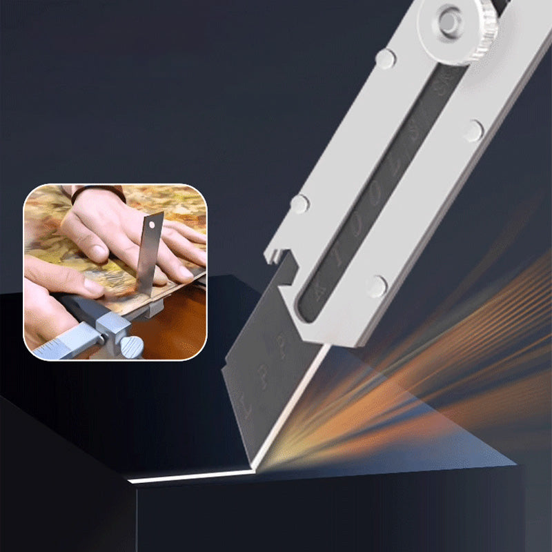 Couteau utilitaire polyvalent à lame rétractable et cassable - pratique et robuste