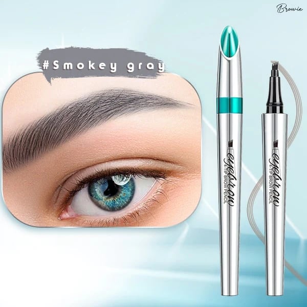 ✨Achetez 1, obtenez le 2e gratuitement : Crayon à sourcils 3D à 4 pointes, effet microblading naturel et étanche 24h 💄✏️