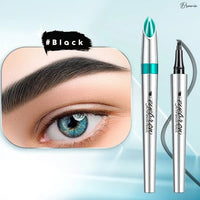 ✨Achetez 1, obtenez le 2e gratuitement : Crayon à sourcils 3D à 4 pointes, effet microblading naturel et étanche 24h 💄✏️