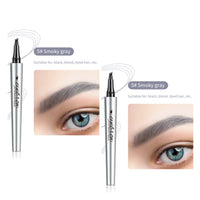 ✨Achetez 1, obtenez le 2e gratuitement : Crayon à sourcils 3D à 4 pointes, effet microblading naturel et étanche 24h 💄✏️