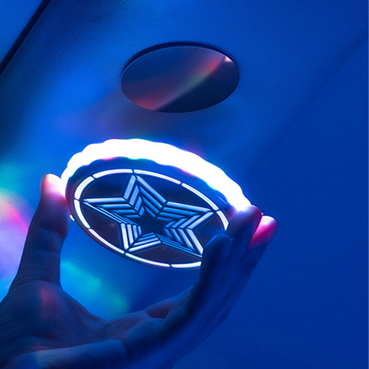 🔥 50% DE RÉDUCTION ! ✨ Lampe Voiture Magnétique - Rechargeable Type-C, 6 Modes Lumineux, Installation Sans Outil 🚗💡