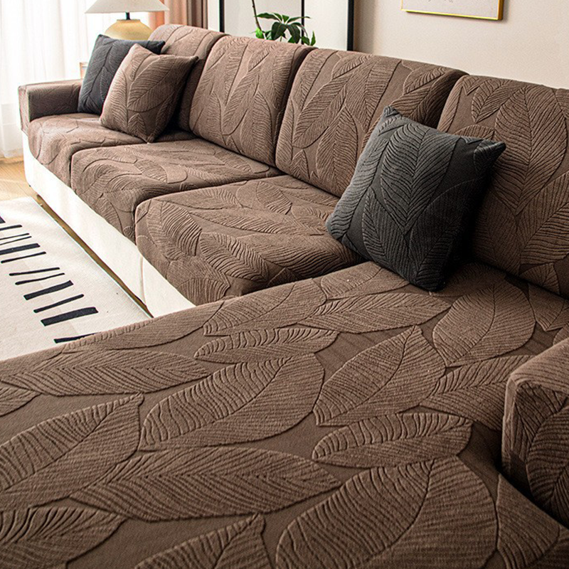 Housse de coussin pour canapé en jacquard imperméable – protection élégante et durable