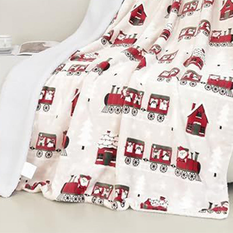 Plaid de Noël Douillet — Confort et chaleur pour des fêtes magiques
