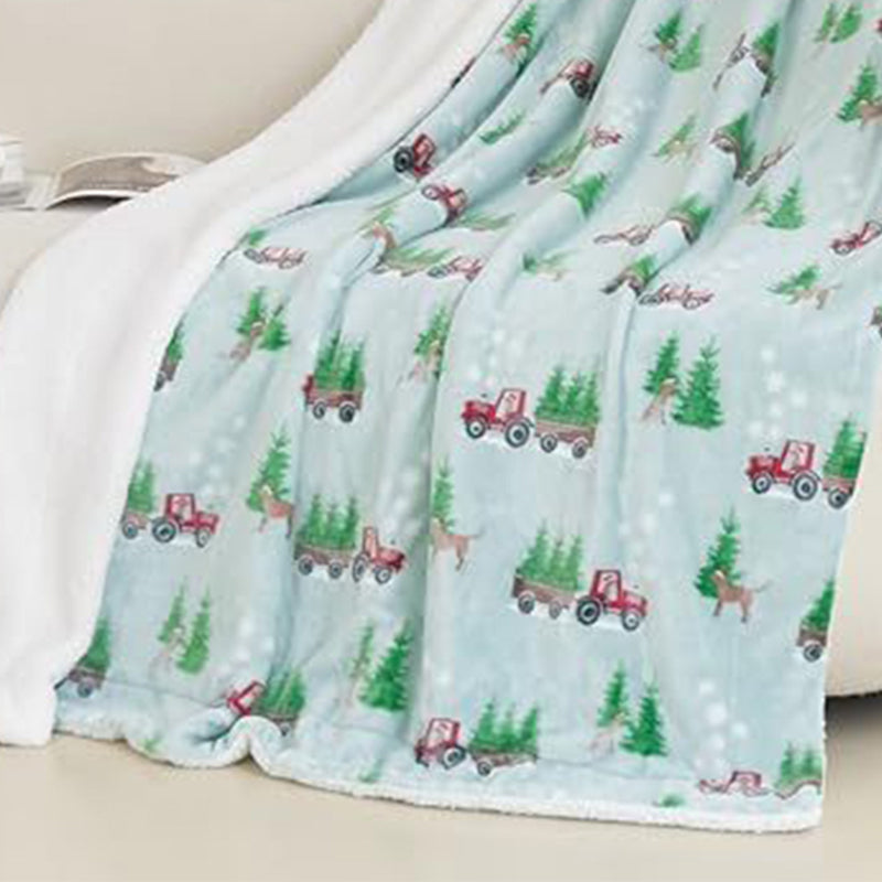 Plaid de Noël Douillet — Confort et chaleur pour des fêtes magiques