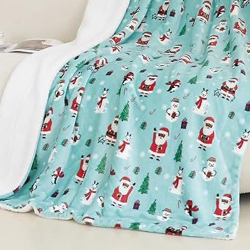 Plaid de Noël Douillet — Confort et chaleur pour des fêtes magiques