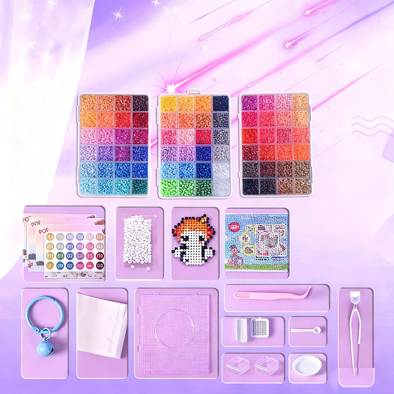 📢📢50% DE RÉDUCTION !!! 🎅Kit complet de perles à repasser de 96 couleurs
