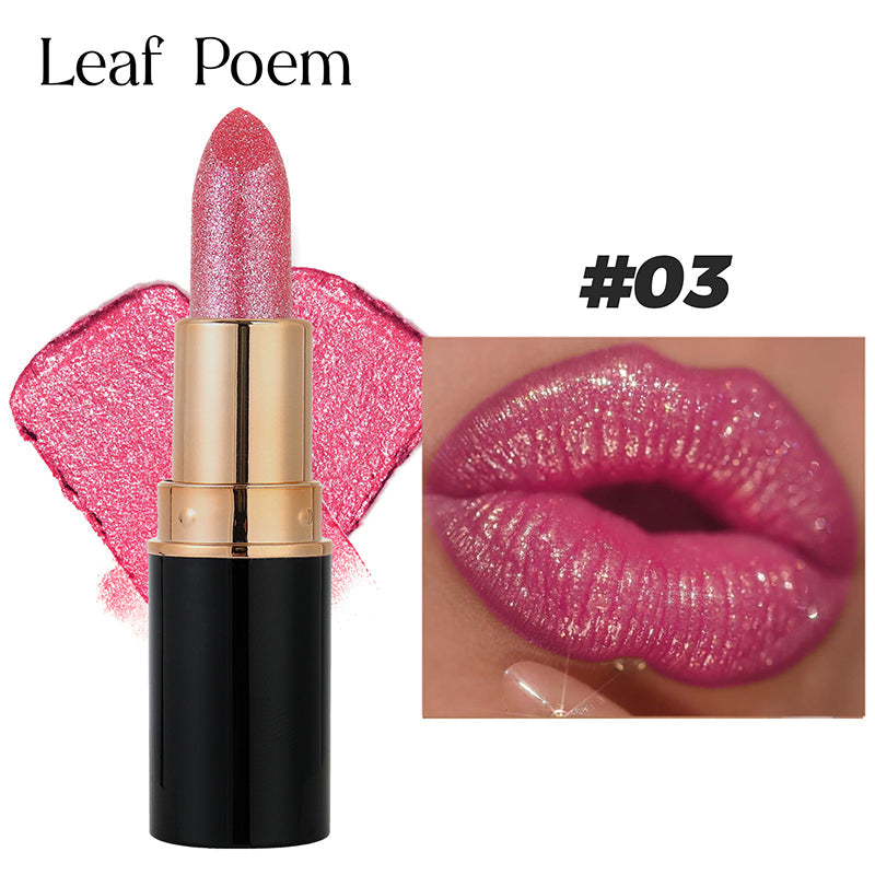 Offre du Jour Exceptionnelle : 1 Acheté = 1 Offert — Rouge à Lèvres Pailleté, Waterproof et Hydratant 💄✨