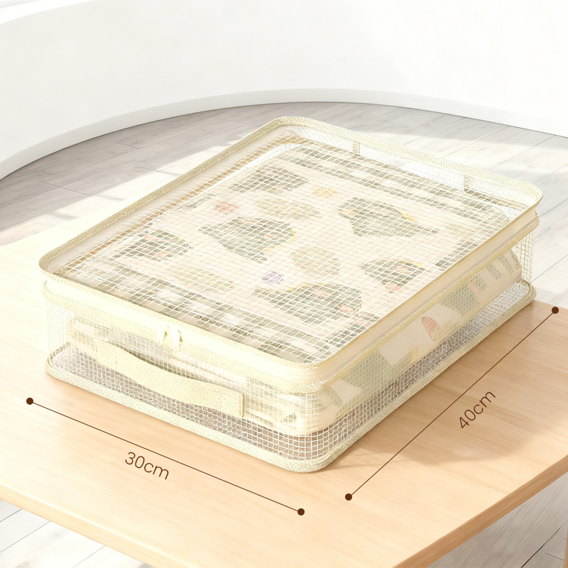 【Qualité Suprême】🌸 Sacs Transparents Renforcés – Poignées Robustes, Protection Contre l'Humidité, Idéal pour Couettes & Vêtements