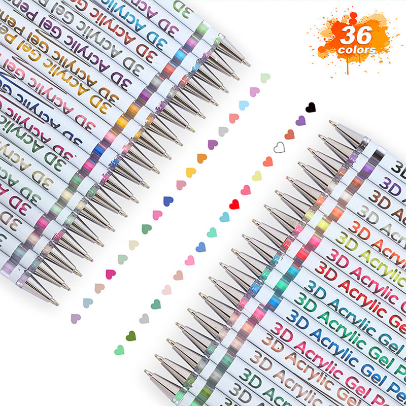 ⏳Spécial à durée limitée⏰Ensemble de stylos gel multicolores🎨🖋️