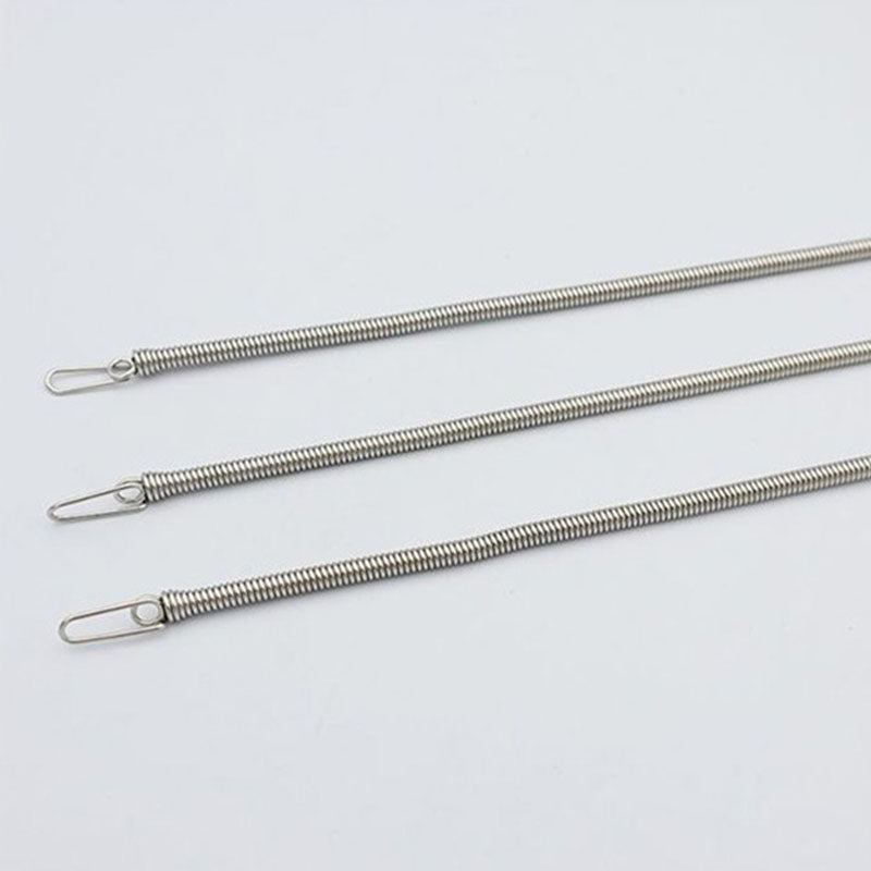Outil multifonction pliable à cordon élastique pour enfiler les fils facilement