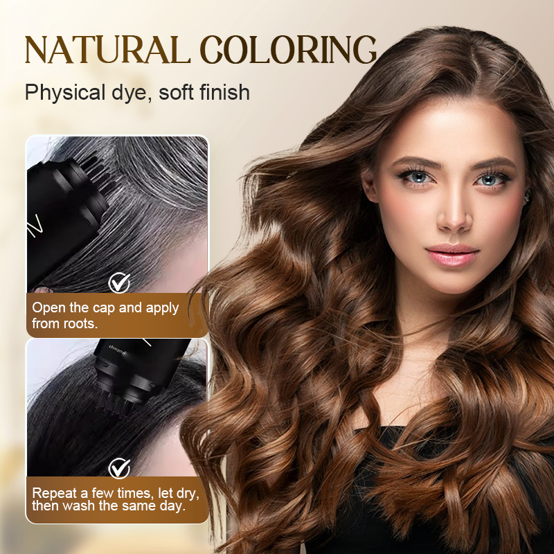 🛒 Promo Duo : Achetez 1, Offert 1 – Peigne Instantané pour Cheveux, Couvre les Gris en un Clin d’Œil, Application Rapide & Résistant à l’Eau 🌿💇‍♀️