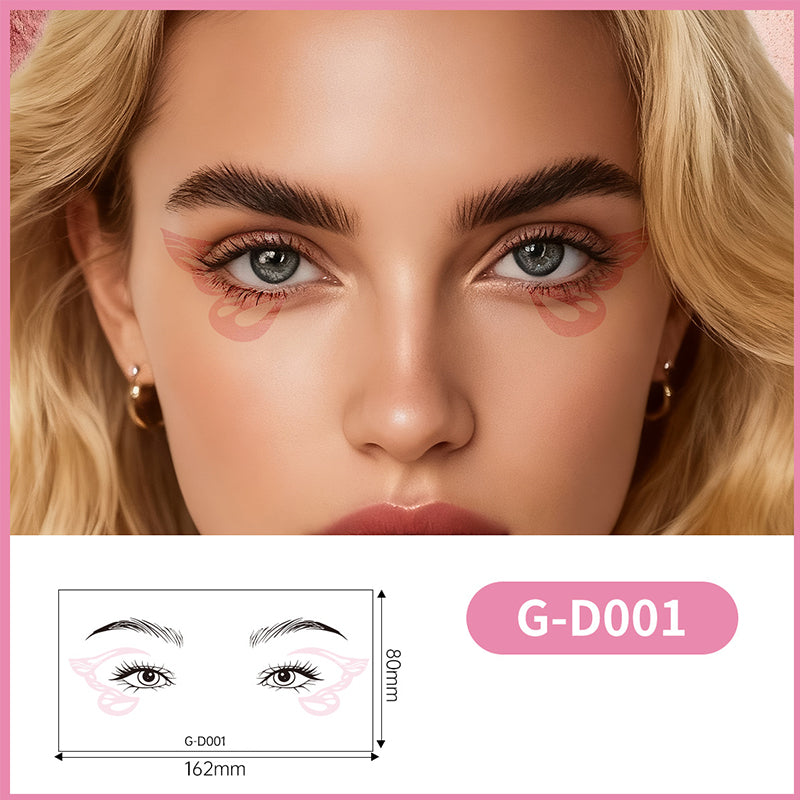 💖Autocollants dorés pour les yeux – maquillage à longue tenue et éclat glamour💖