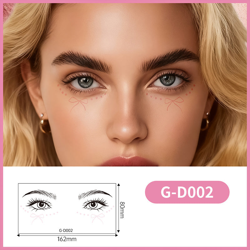 💖Autocollants dorés pour les yeux – maquillage à longue tenue et éclat glamour💖