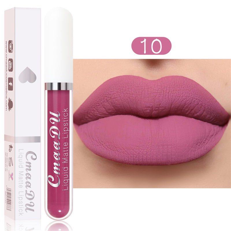 Profitez de 50 % de réduction sur le rouge à lèvres liquide mat et waterproof – 18 teintes éclatantes 💄✨