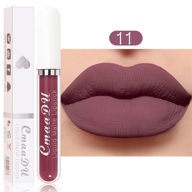 Profitez de 50 % de réduction sur le rouge à lèvres liquide mat et waterproof – 18 teintes éclatantes 💄✨