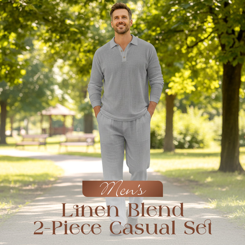 💎 -50% SUR L'ENSEMBLE 2 PIÈCES EN LIN ! 💎 Respirant, Coupe Ample & Poches Pratiques pour Homme 👕