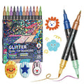 🎨Marqueurs pinceaux à effet pailleté🥇Créez des œuvres scintillantes en toute fluidité 🥳 (🌈24 à 96 couleurs | Écriture fluide sans bouchons | Ne traverse pas le papier📝)