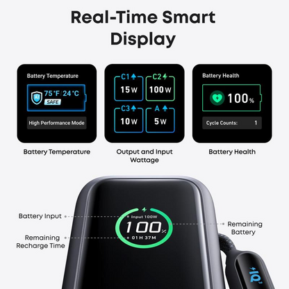 📱💥 50% OFF – Chargeur portable + câble intégré (Lightning/Type-C) | Recharge ultra rapide, tient dans une poche, sécurité anti-surcharge 🔐