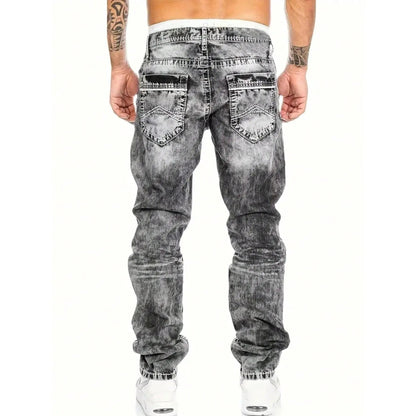 📢📢50 % de réduction !! ⏰Jean en denim extensible créatif à la mode pour hommes, style minimaliste adapté à l'été, style Emo