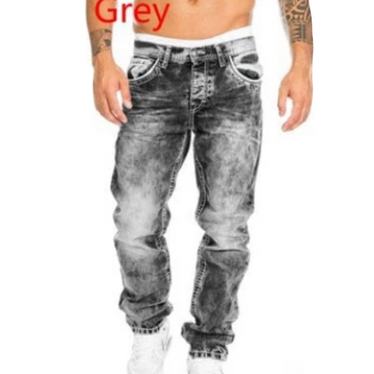 📢📢50 % de réduction !! ⏰Jean en denim extensible créatif à la mode pour hommes, style minimaliste adapté à l'été, style Emo