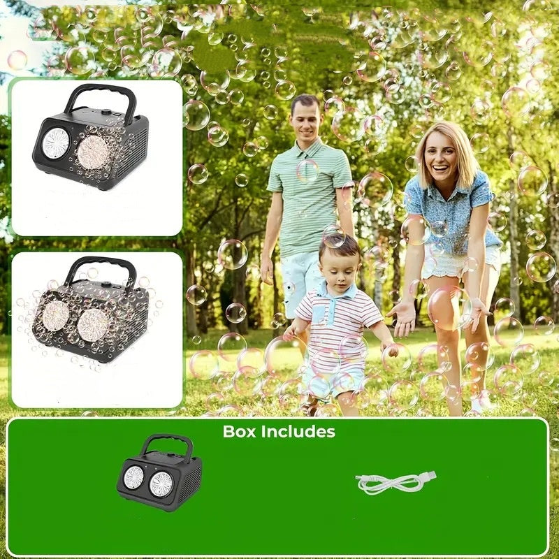💐50% DE RÉDUCTION ! Machine à Bulles Portative – Idéale pour Anniversaires & Jardins 🎈🌿【Promo Exclusive】