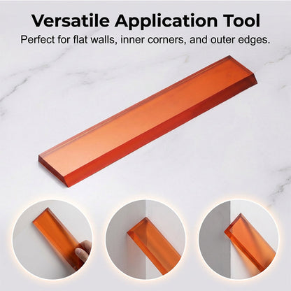 Grattoir à mastic flexible en arc – précision et maniabilité pour vos travaux