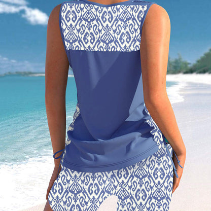 🥳SOLDES D'ÉTÉ🥳💞PLUS DE 50 000 EXEMPLAIRES VENDUS !💥50 % DE RÉDUCTION ! 🔥Maillot de bain deux pièces imprimé pour femme (tankini)