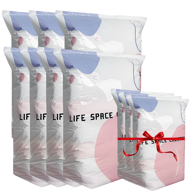 🧳 ACHETEZ 3, OBTENEZ 2 GRATUIT! 💨 Grand Sac de Rangement Sous Vide Compressible – Sans Pompe, Étanche & Idéal Pour Gagner De La Place Dans Les Valises Et À La Maison ✈️