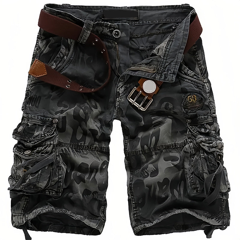 👖PROMO FLASH : -50% !🔥Short Cargo Homme Classique – Tissu Résistant, Multiples Poches & Fermeture Éclair Fluide💪