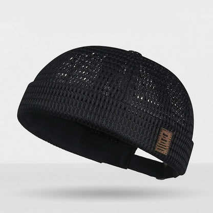 📢⏰🧢 PROMO -55% ! Casquette Légère en Maille Respirante sans Visière – ☀️Style Docker, Réglable 55-60 cm (5 Couleurs)