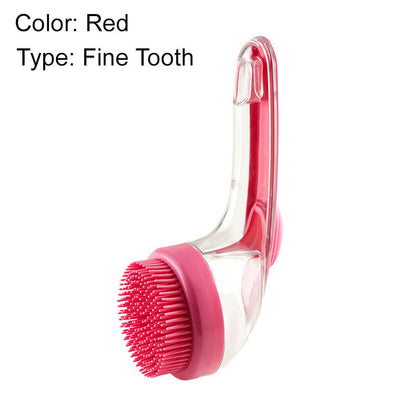 Brosse de bain pour animaux de compagnie avec un long manche et distributeur de shampoing – 50 % de réduction