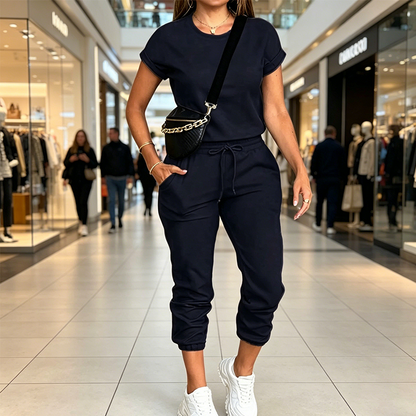 👕 50% DE RÉDUCTION ✨ Survêtement femme – confort, poches, cordon & style décontracté – Idéal pour le quotidien, le sport ou le télétravail – doux et pratique 🔥