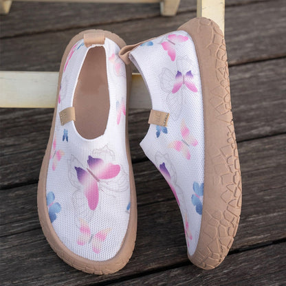 👟✨ PROMO FLASH 50% ! Mocassins Confort Femme Fly-Knit – Semelle Épaisse Antidérapante, Léger & Respirant, Style Papillon Décontracté 👣