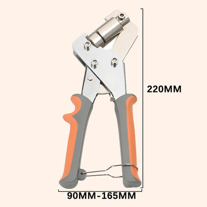 Pinces à œillets pour bâches – 220 mm, Diam. perforation 16/10,5 mm, 0,6 kg — Promo -52%
