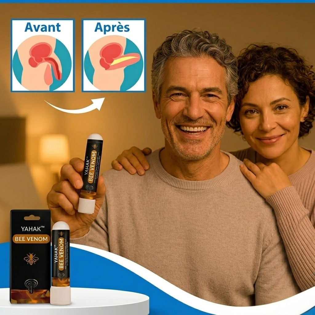 YAHAK™ Inhalateur Pro au Venin d’Abeille – Formule à Action Rapide